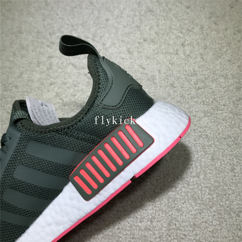 Real Boost Adidas NMD R1 Green